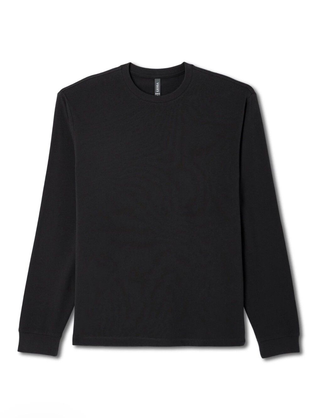NWT Men's Black Vuori Long Sleeve Heavy Weight Tee-Rix Shirt.